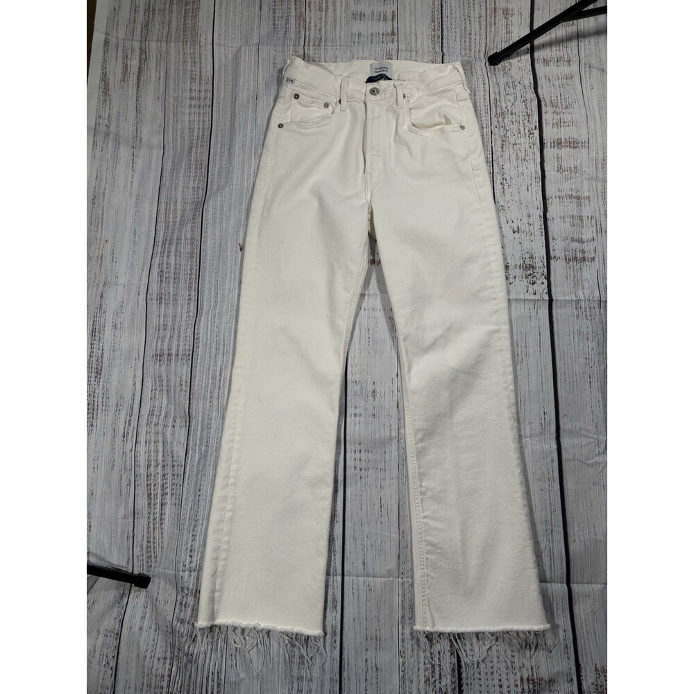 Citizens Of Humanity Jeans Womens 25 White Isola Flare Style 2030-1816